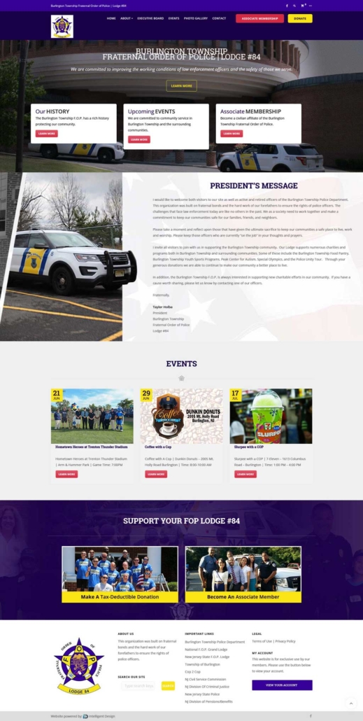 Burlington Township Fraternal Order of Police Intelligent Design